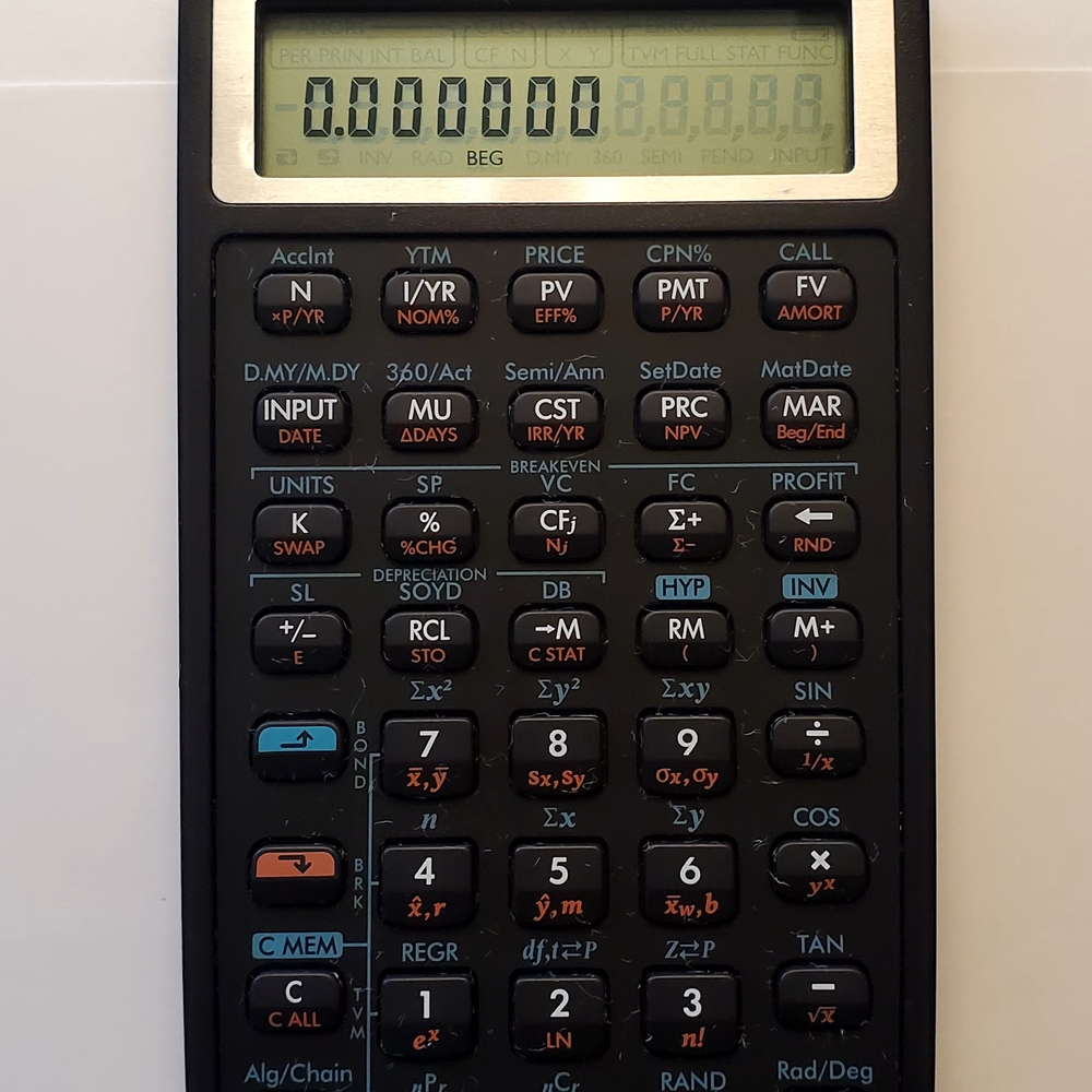 HP 10bII+ Financial Calculator
